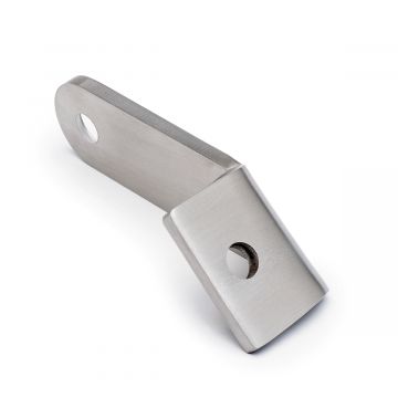 Hoekverbinder 45° Annelein voor buis Ø 25,4 mm RVS-304 mat geslepen