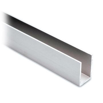 Aluminium U-profiel 30 x 20 x 30 mm onbewerkt