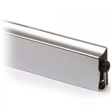 Beweegbare afdichting zelfklevend lengte 925 mm aluminium zilver mat geanodiseerd model 0100