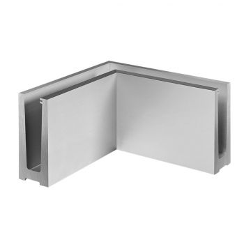 Easy Glass Slim binnenhoek topmontage model 8011 aluminium (geanodiseerd)