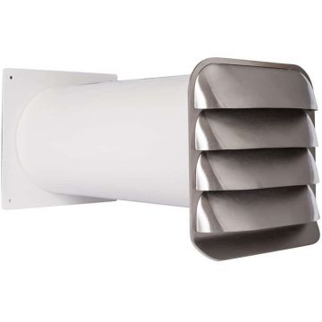 Eco+ Muurdoorvoer Ø150mm met warmte-isolerende vlinderklep