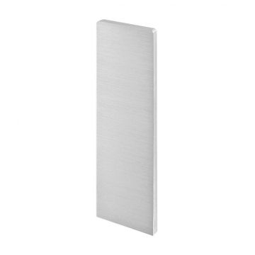 Eindkap Easy Glass Slim trapmontage links 198 x 49 mm model 8033 aluminium (geanodiseerd)