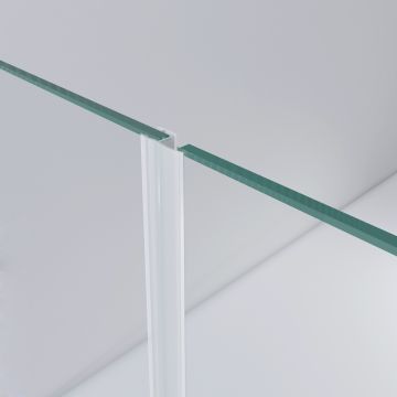 Afdichtingsprofiel met lip voor glasdeur Violanda 10 mm PVC transparant