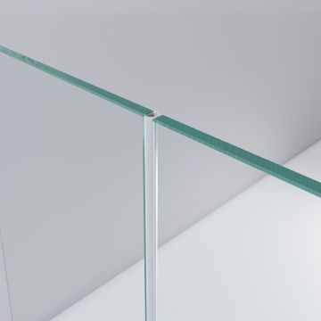 Afdichtingsprofiel met strip voor glasdeur, zelfklevend Hakima 8-10 mm PVC transparant