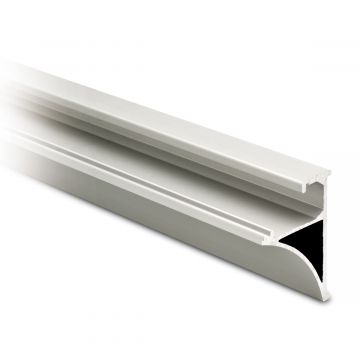 Glasplaatdrager profiel Gunnel 50 x 40 mm aluminium mat geanodiseerd