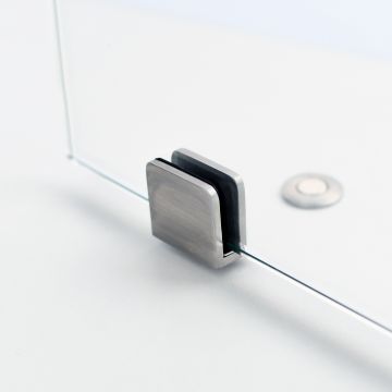 Magnetische deurstop voor glazen deur Mila  RVS-304 mat geslepen