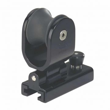 Sprenger 25 x 4 mm genuaslede 88 mm met katrol Ø 40 mm aluminium zwart geanodiseerd