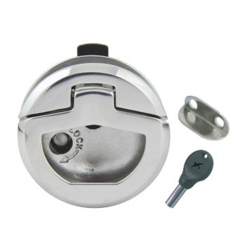 Luikring rond, 57mm, met slot