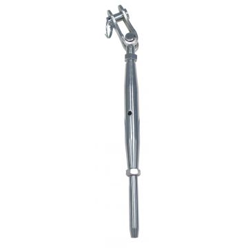 Wantspanner met toggle en draadterminal M5/2,5 mm RVS-316