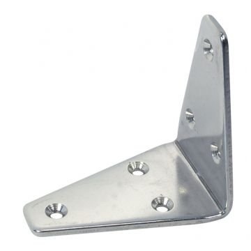 Stoelhoek driehoekig 80 x 50 mm RVS-316