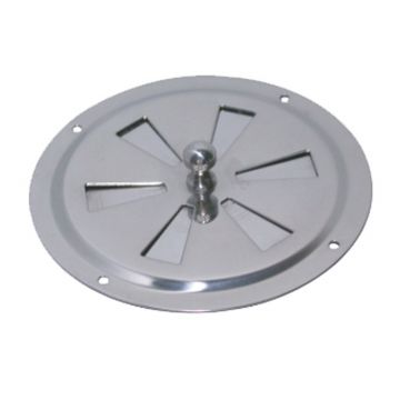 Luchtrooster rond afsluitbaar, 100mm