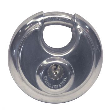 Hangslot rond 70 mm RVS-304 (A2)