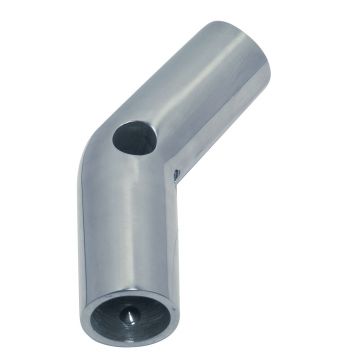 Buisverbinder 140 graden, 22mm RVS-316 (A4)