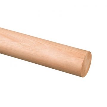 Houten handrailing 42 mm, lengte 2500 mm, model 8925, cederhout