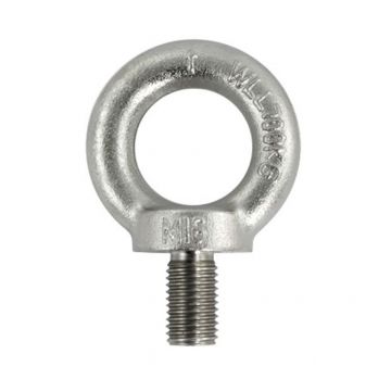 Oogbout gesmeed DIN 580 RVS-316