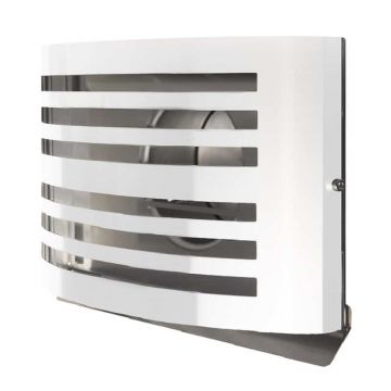 Design gevelkap PREMIUM LINE ALFA, 150 mm, met terugslagklep, RVS-304