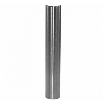 Laszadelbuis 20 mm, voor buis 42,4 mm, lengte 120 mm, RVS-304