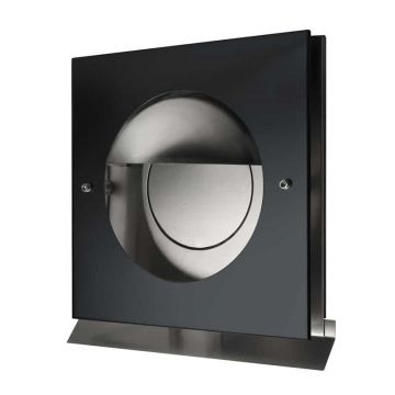 Design gevelkap PREMIUM LINE KAPPA, 150 mm, met terugslagklep, RVS-304