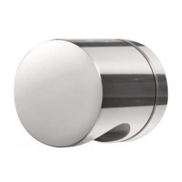 Massieve voordeurknop draaibaar op rozet BASICS LB52D, gepolijst RVS