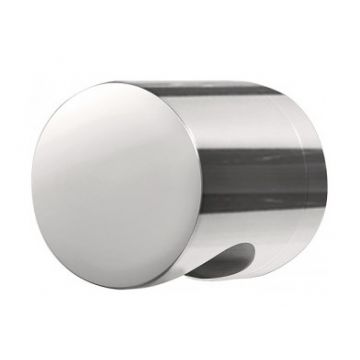 Massieve voordeurknop vast op rozet BASICS LB52V, gepolijst RVS