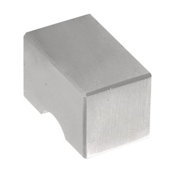 SQUARE LSQK-25 massieve meubelknop mat RVS