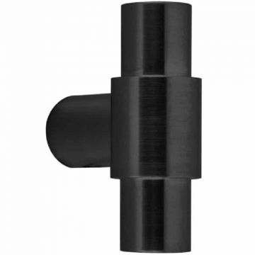 Massieve knop tbv knopcilinder Piet Boon ONE PBKY mat zwart gecoat