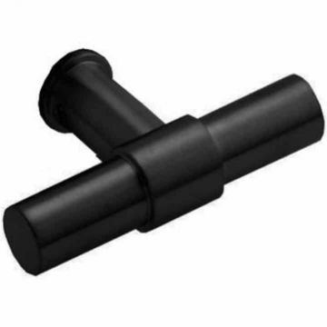 Massieve deurkruk zonder rozet Piet Boon ONE PBT20-ZR mat zwart gecoat