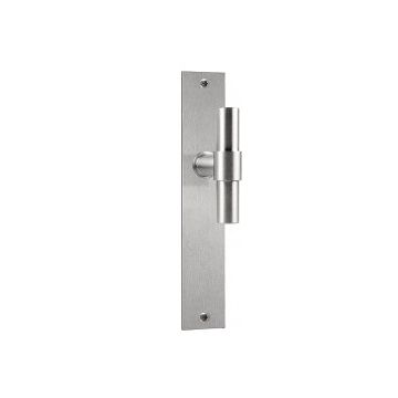 Massieve knop ONE PBT20VP236SFC vast op schild blind mat RVS
