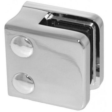 Glasklem buis Ø 42,4 mm zamak verchroomd model 2100