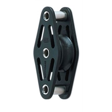 Sprenger wangblok met hondsvot en glijlager Ø 29 mm touwmaat 12 mm RVS-304
