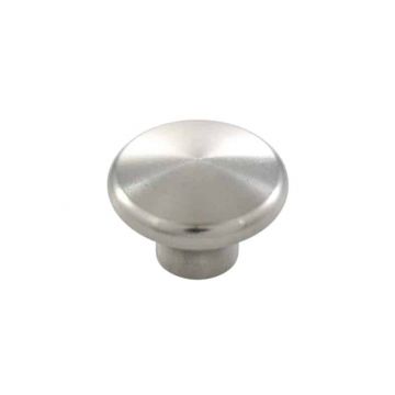 Knop kastdeuren/lades 21 x 24 mm RVS-316