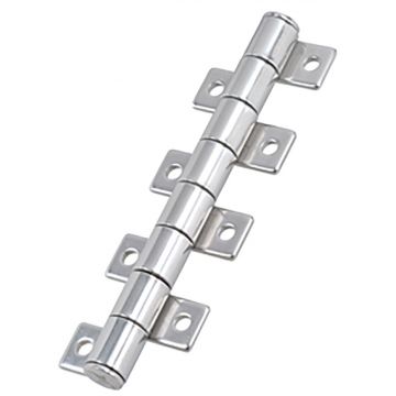 Scharnier met klemstand 123 x 28,5 mm RVS-316