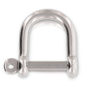 D-sluiting breed 10 mm RVS-316