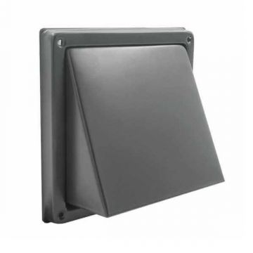 kaprooster-met-klep-rvs-zwart