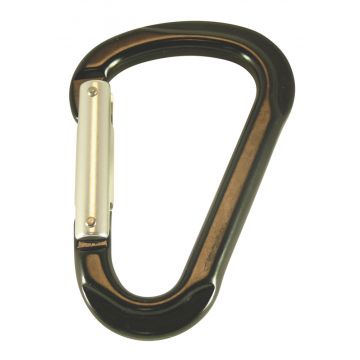 Karabijnhaak asymmetrisch 12 x 117 mm aluminium
