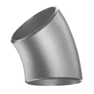 Lasbocht 45° buis 168,28 x 7,11 RVS 316L