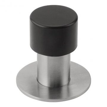 Deurstopper vloer BASICS LB22, mat RVS