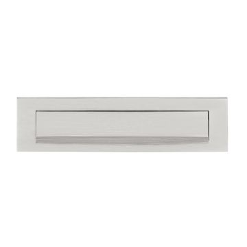 Massieve buitenbriefplaat BASICS LB535, PVD mat RVS