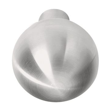 Massieve vaste voordeurknop inclusief doorgaande bevestiging BASICS LB70V/A, mat RVS