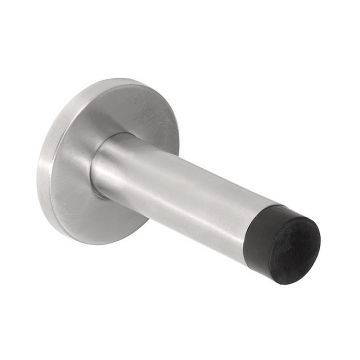 Deurstopper wand BASICS LB87, mat RVS