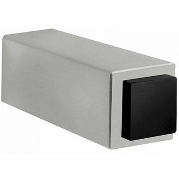 Deurstopper wand 60 mm SQUARE LSQ25 mat RVS