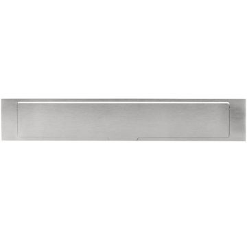 Massieve buitenbriefplaat Piet Boon ONE LSQ380 mat geslepen