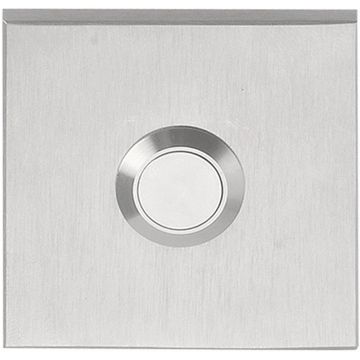 Massieve beldrukker SQUARE LSQ50 mat geslepen