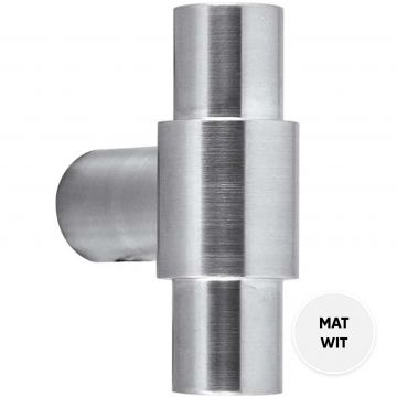 Massieve knop tbv knopcilinder Piet Boon ONE PBKY mat wit gecoat
