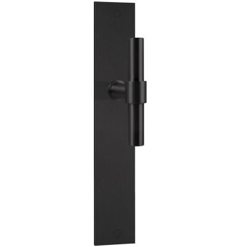 Massieve deurkruk op schild Piet Boon ONE PBT15P236 PVD mat zwart