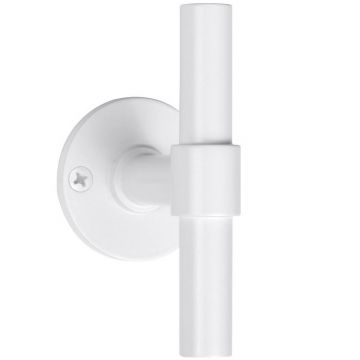 Massieve knop op rozet Piet Boon ONE PBT15V/50 mat wit gecoat
