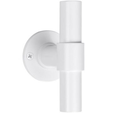 Massieve knop op rozet Piet Boon ONE PBT20V/50 mat wit gecoat