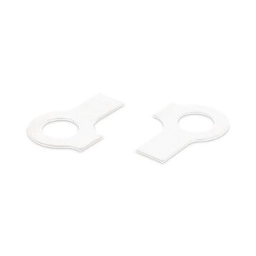 Ligborgplaat met twee lippen 4,3 mm DIN 463 RVS A2 (100 stuks)