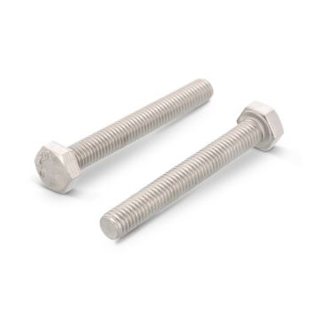 Zeskantbout M20 x 180 mm DIN 933 RVS A2 SW30 (20 stuks)