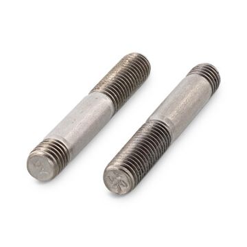 Tapeind 1d M10 x 40 mm DIN 938 RVS A4 (100 stuks)